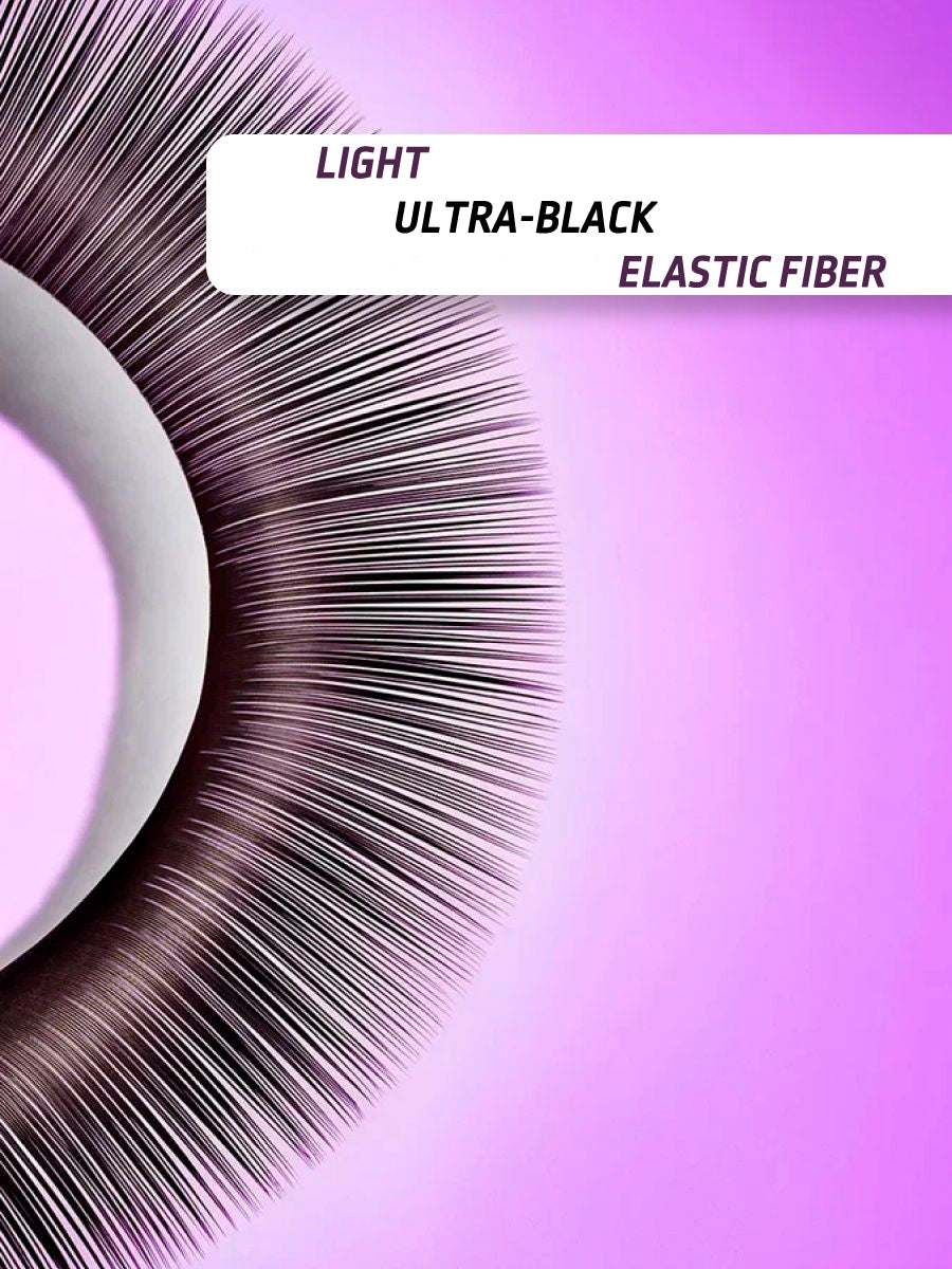Eyelashes EUKO 20 LINES black 0,07 mm